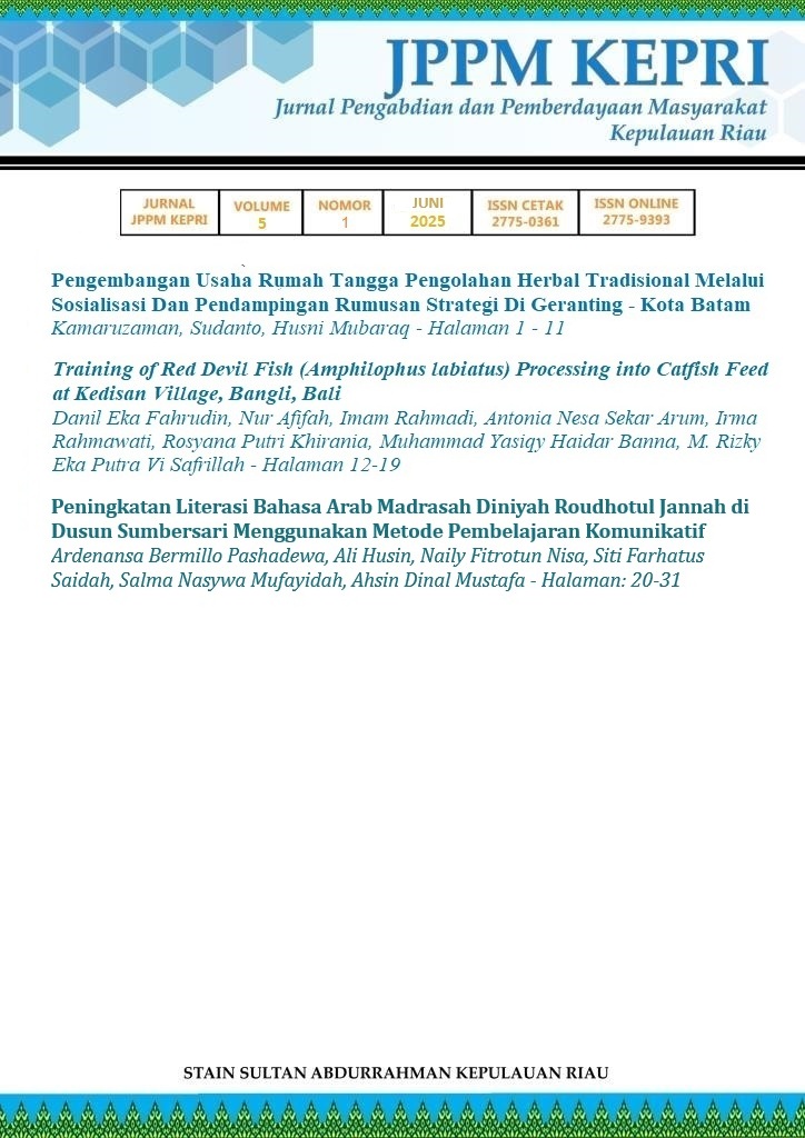 View Vol. 5 No. 1 (2025): Volume 5 Nomor 1 2025